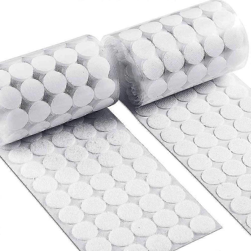 15mm Hook And Loop 100 Pairs Diameter Hook And Loop Self Adhesive Round