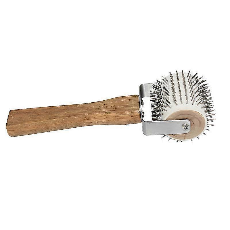 Uncapping Needle Roller, Bee Honey Extracting With Wooden Handle