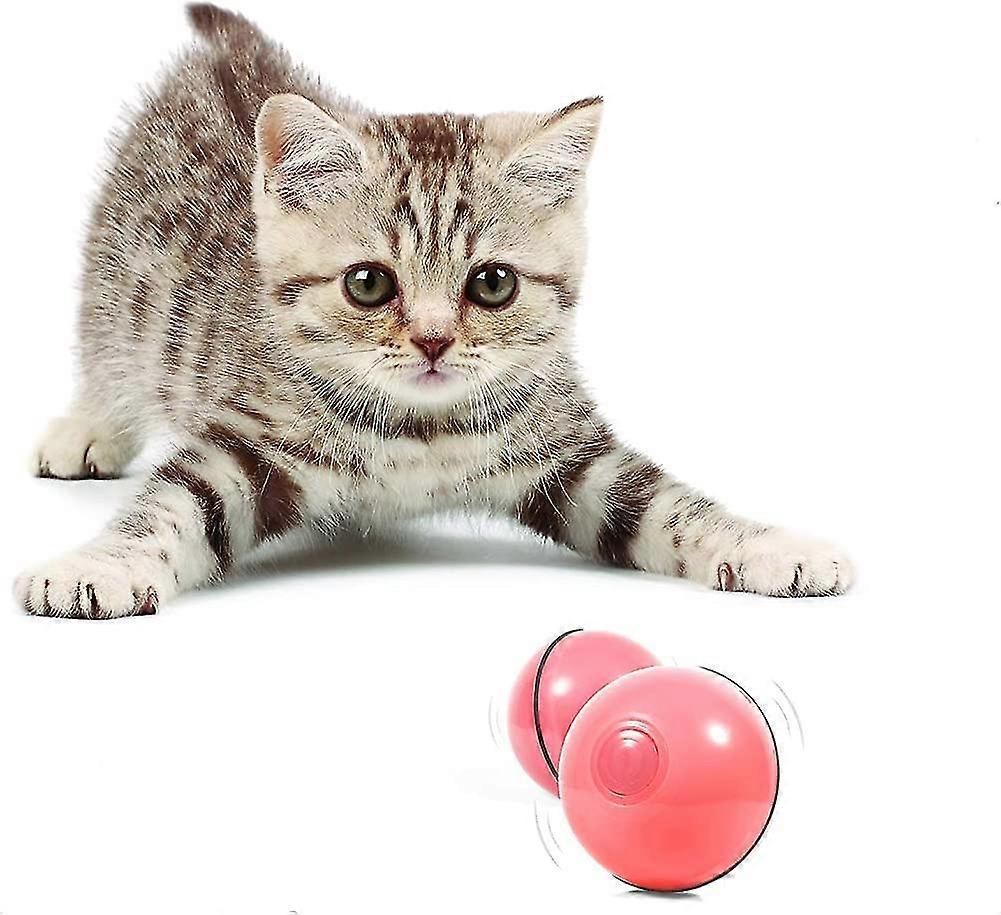 Smart Interactive Cat Toy - Newest Version 360 Degree Self Rotating Ball, Heilwiy Usb Gift