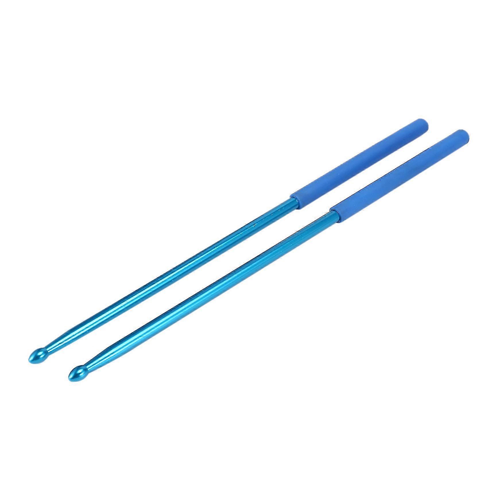 2pcs Aluminium Alloy Drum Sticks Instrument Percussion Accessories For Drum And Jazz Drum,blue