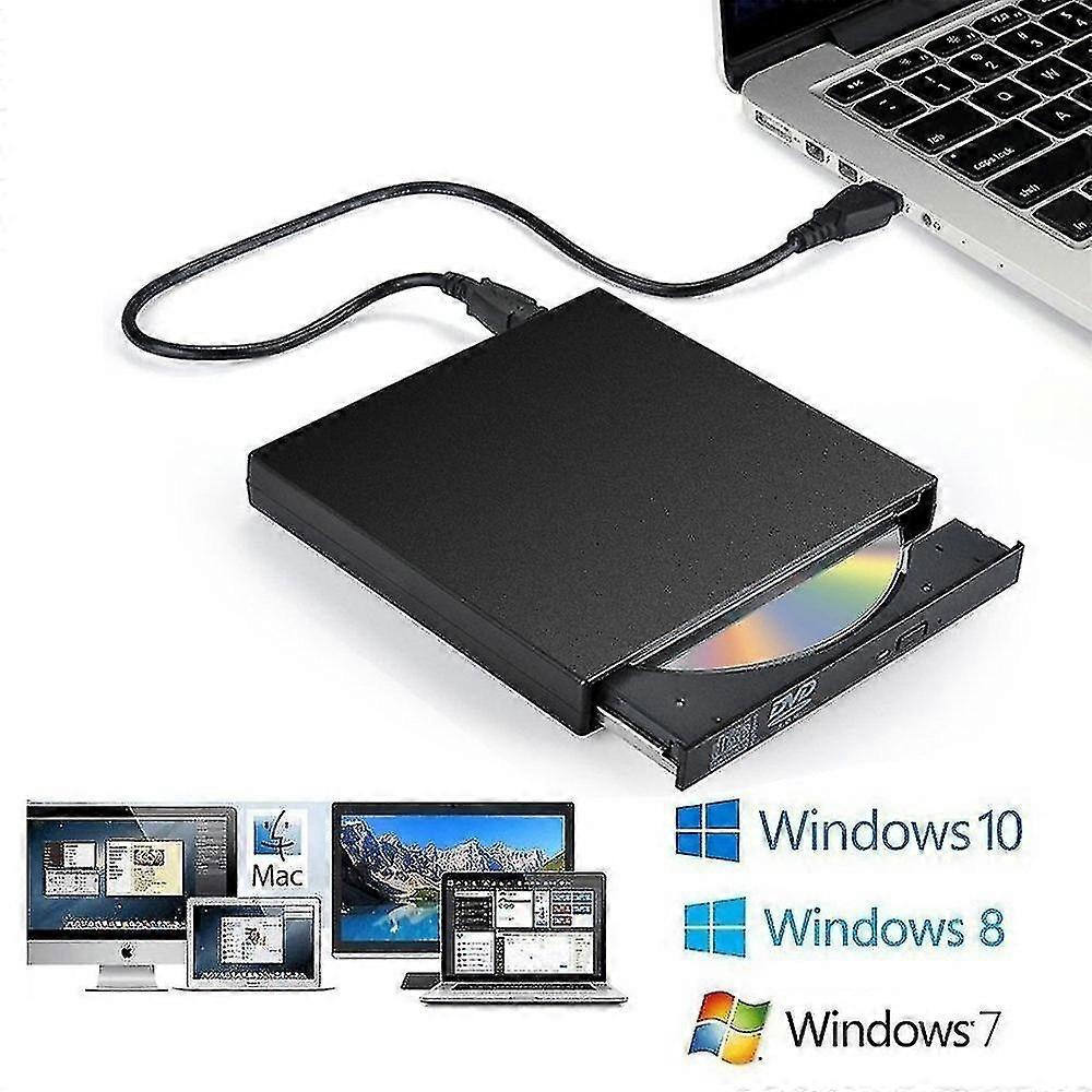 External Blu Ray Dvd Cd Burner Drive Usb 2.0 External Usb Optical Drive Dvd Optical Drive Computer Desktop All-in-one Universal Cd Burner Mobile Optic