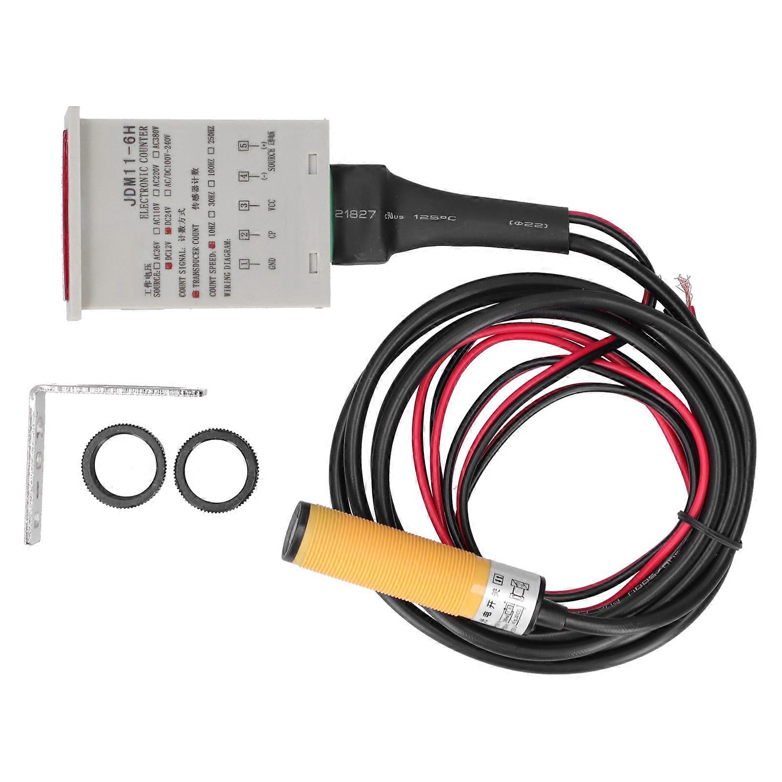 BERM Digital Display Counter Electronic Industrial Sensor Automatic Induction BEM?6H?30E4?CTDC12?24V