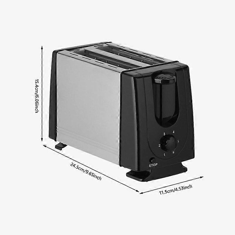 Counter Toaster Uk Plug 6 Setting Waffle Maker For Baking Snac Cooking