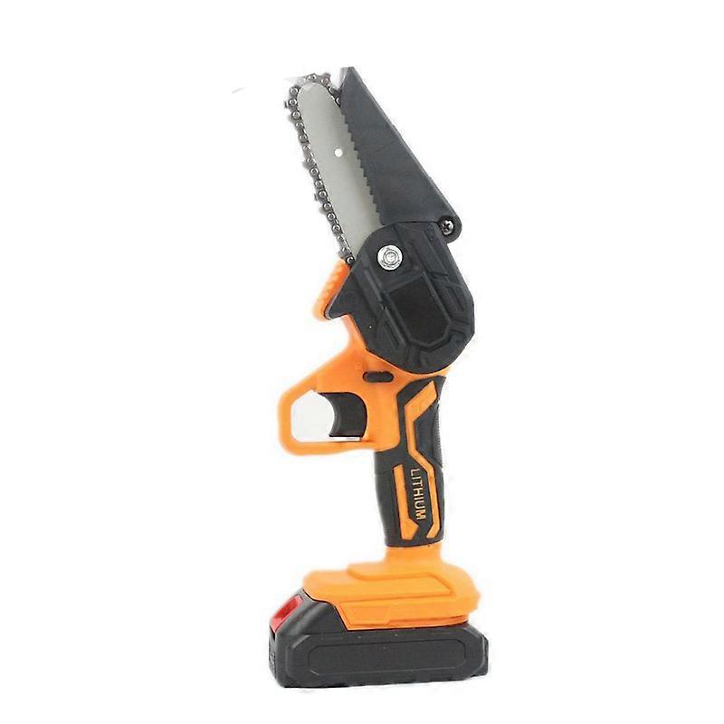 EVAGO 48V 4-INCH Mini Chainsaw, Mini Chainsaw Cordless, Electric Prunning ChainSaw with 1 Battery/2 Batteries & Quick Charger, Battery Powered Chain S