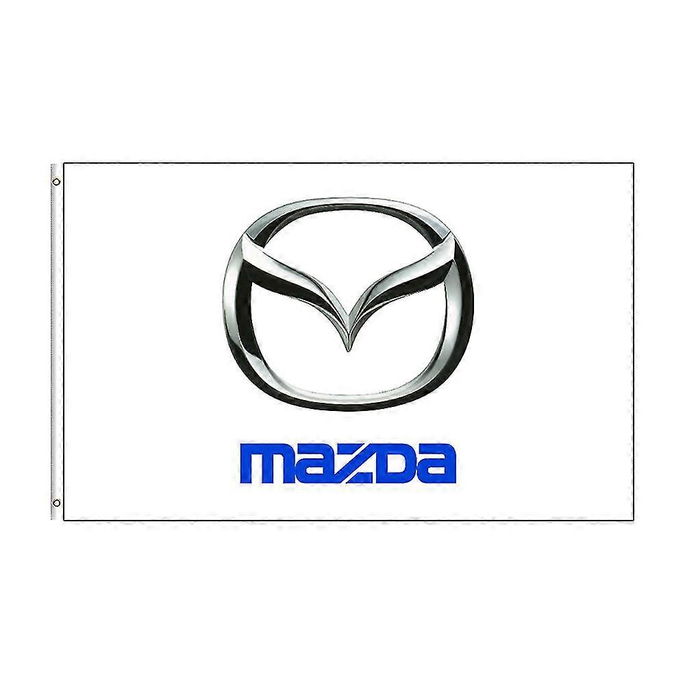 3x5 Ft Mazda Flagga Polyester Tryckt Bil Banner För Inredning