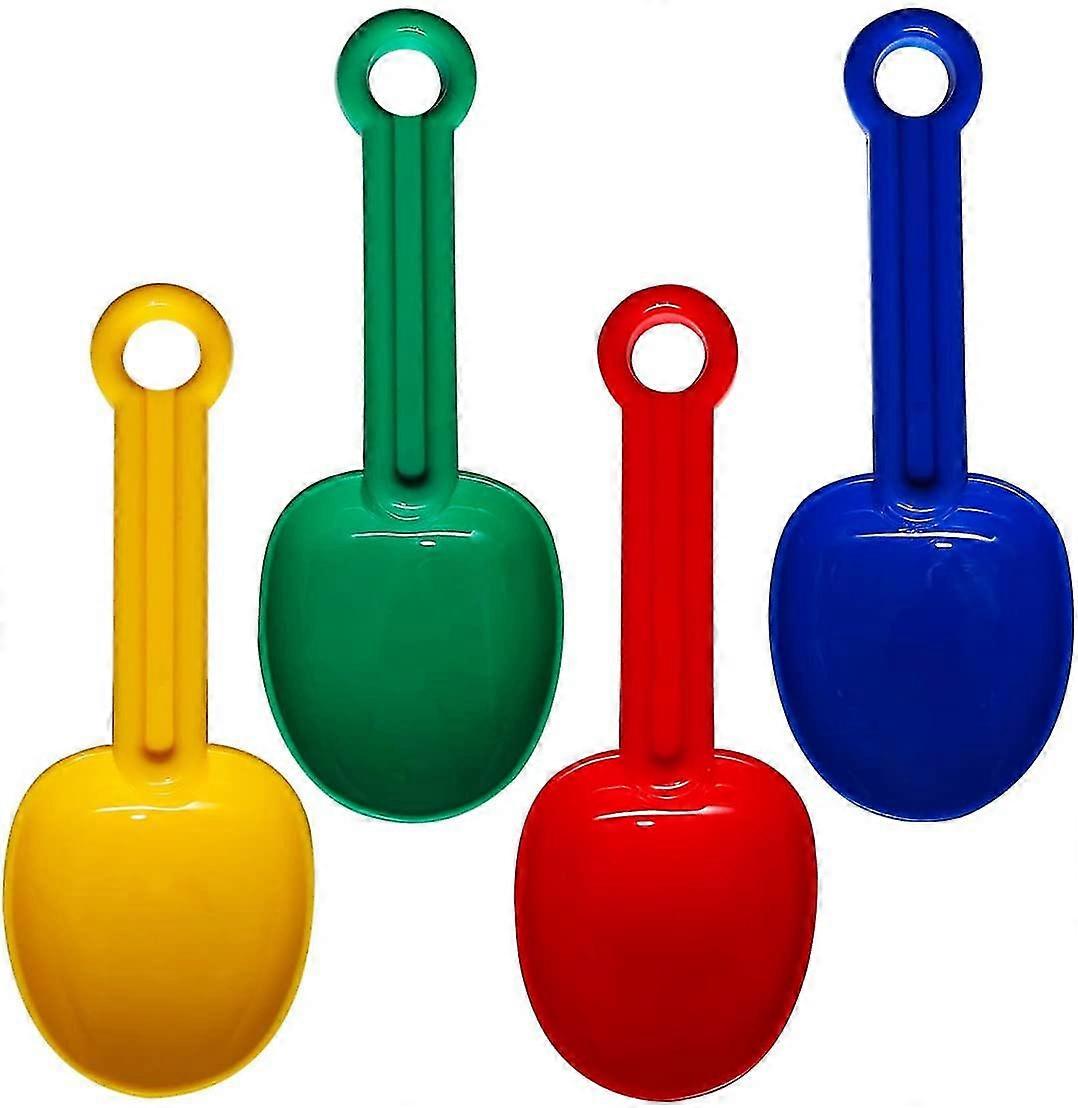 4pcs Sand Scoop Plastic Shovels For Beach Complete Gift Set Bundle
