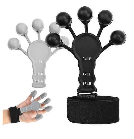 Finger trainer，Finger trainer hand trainer, silicone hand strength trainer, adjustable