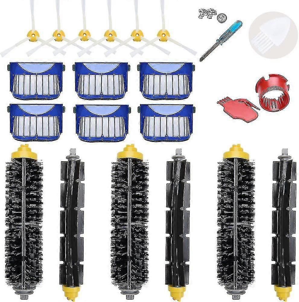 Replacement Accessories Kit Compatible With Irobot Roomba 600 Series Filter Brush