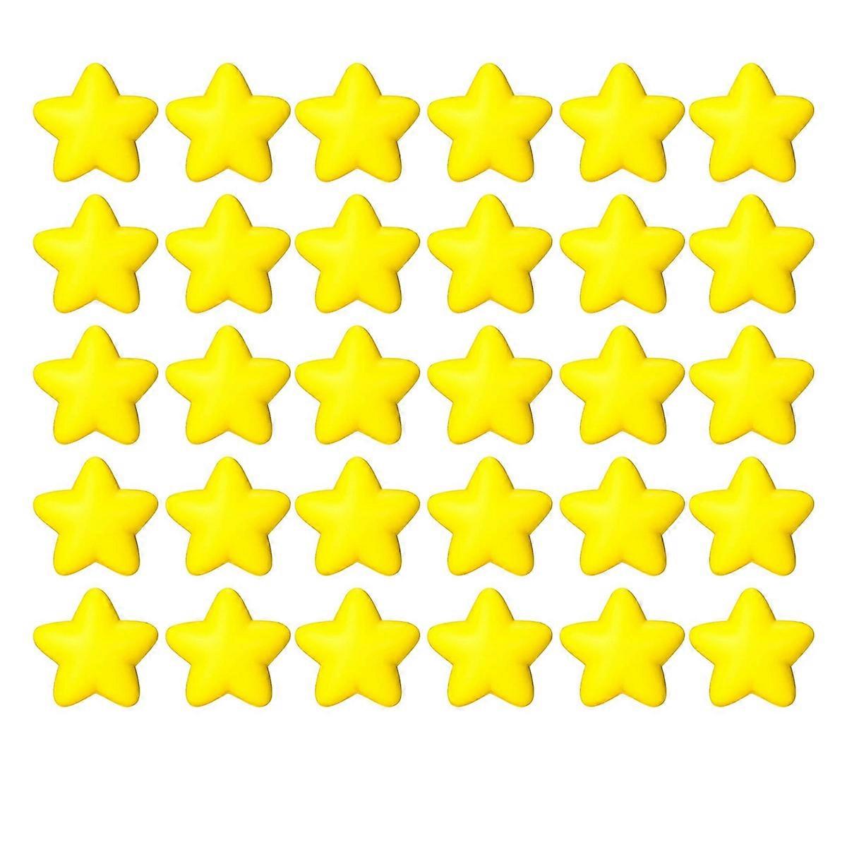 30Pcs Star Stress Ball Bulk Stress Relief Balls Mini Foam Stress Ball for School Carnival Reward,St