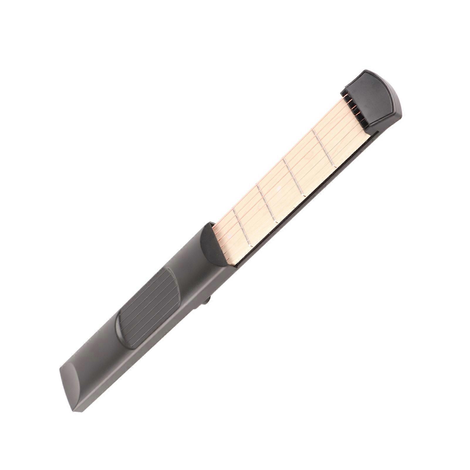Portable Pocket Guitar for Beginners with 6 Strings and Mahogany Fingerboard for Practice Training