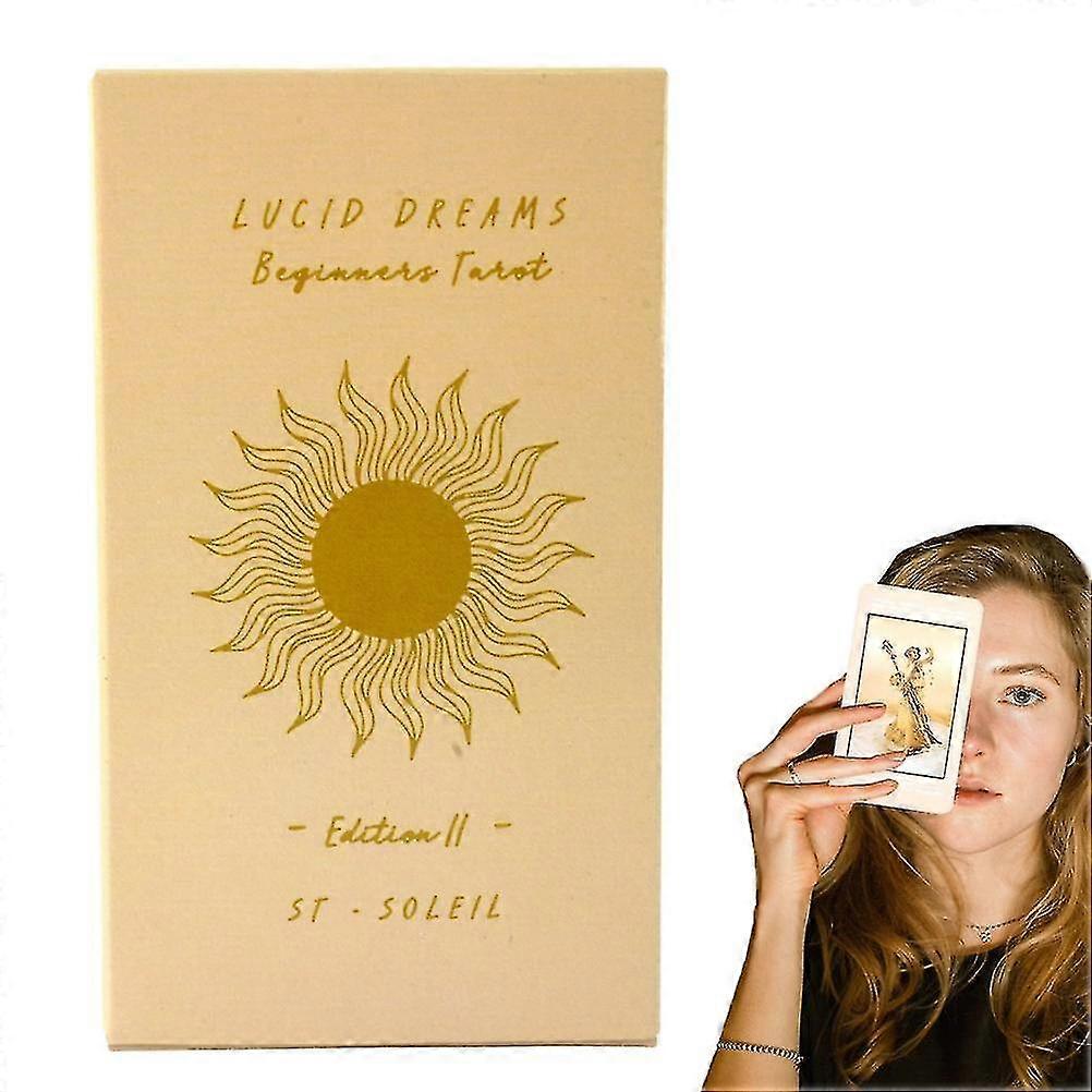 English Tarot Card Decks 78Pcs - Fortune Telling Game for Beginners and Experts
