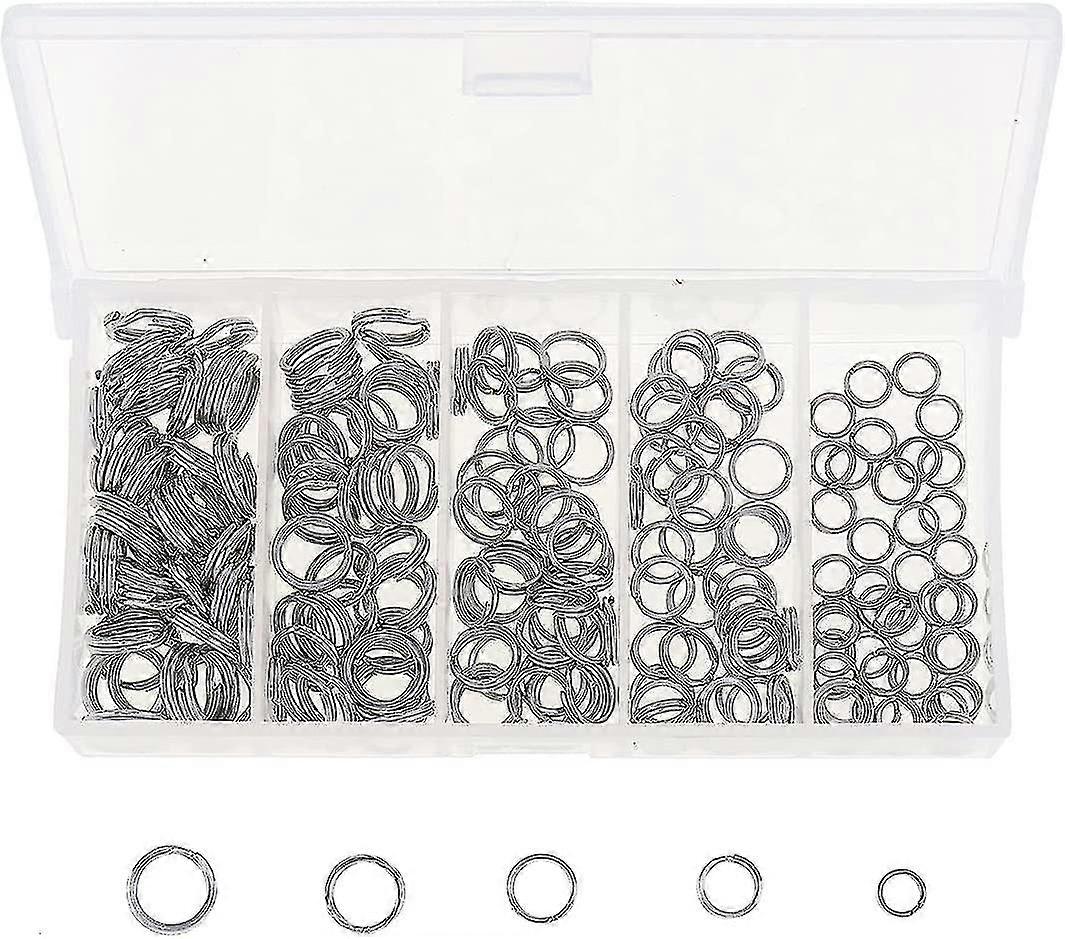 200pcs Stainless Steel Split Rings For Bait