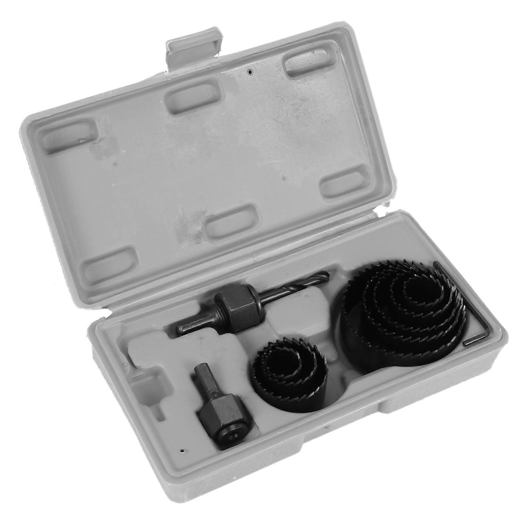 11pcs Cutting Set Kit Drilling Tool Wood Metal Cutter 19-64mm high quality Mandrels Saws Core Drill