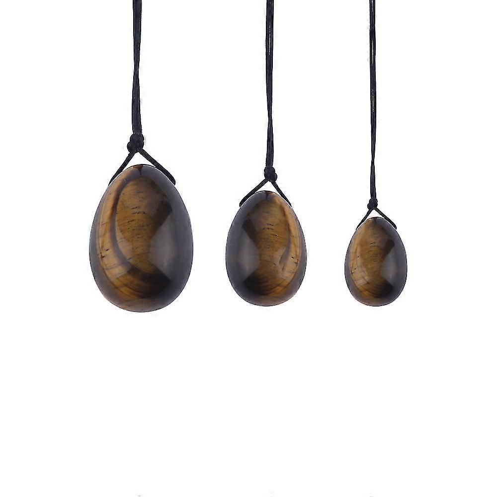 ローズクォーツヨニ卵3個セット、女性が骨盤の筋肉を鍛えるためのマッサージストーンケーゲル体操-良い