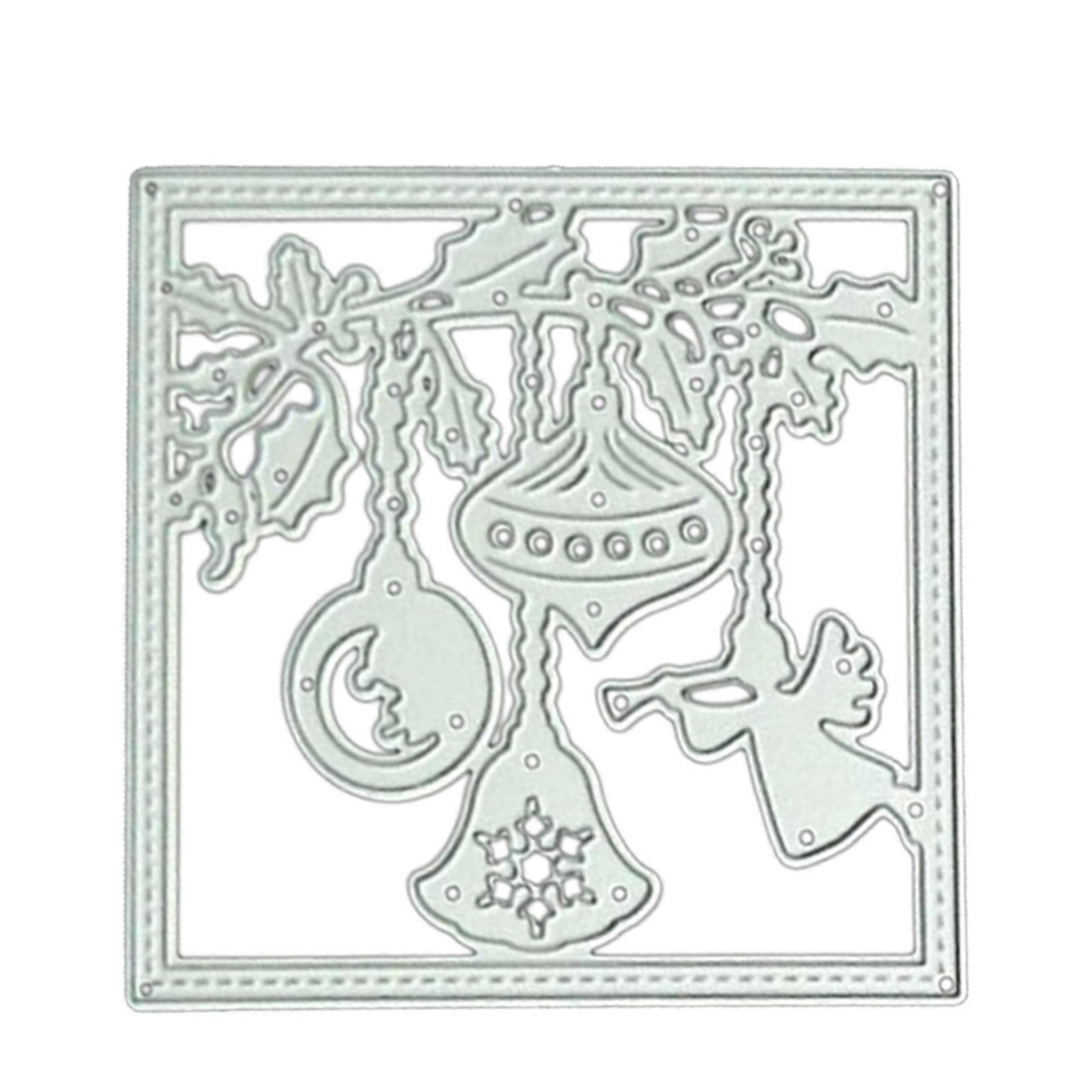 Christmas Die Cuts Embossing Template for Card Making DIY Invitation Bookmark