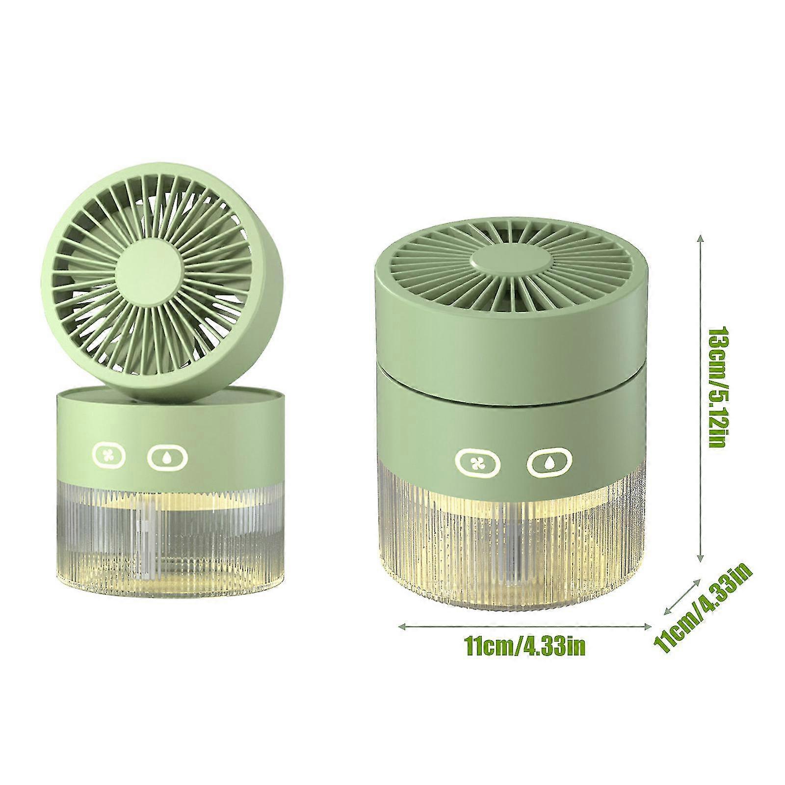 Usb Desktop Mini Fan Hydrating Spray Cold Air Fan Office Refrigeration Fan Portable Humidifier Electric Fan