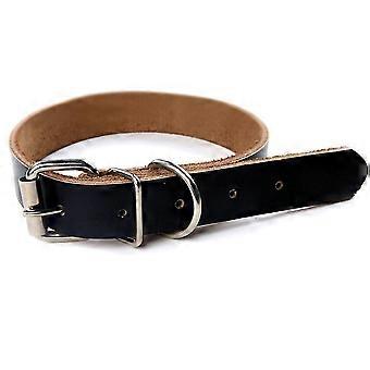 Cornertrace Dog Collar: Genuine Cowhide Leather Collar For Small And Medium Sized Dogs