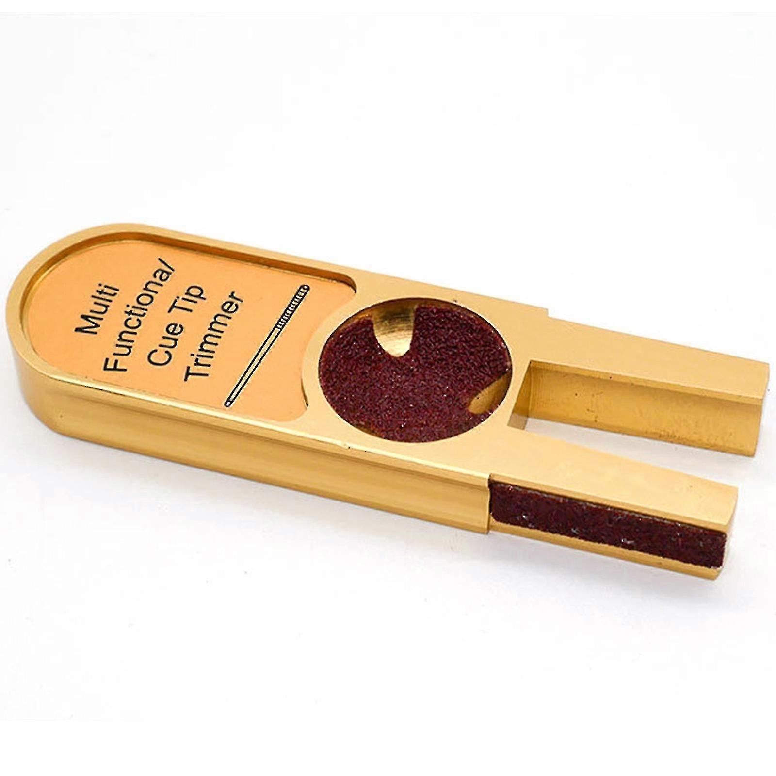 U-shape Billiards Pool Snooker Cue Tip Trimmers Shaper Burnisher Repairer Tool Banmo