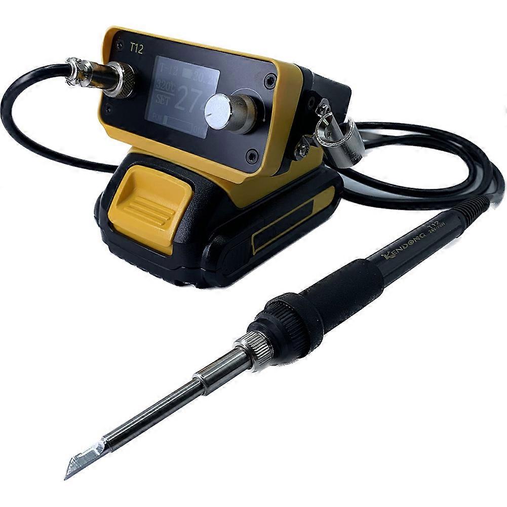 PTS300D T12 Repair Soldering Station Portable Cordless Safe Adjustable Fast Heating with Soft Handle Household Maintenance Tools