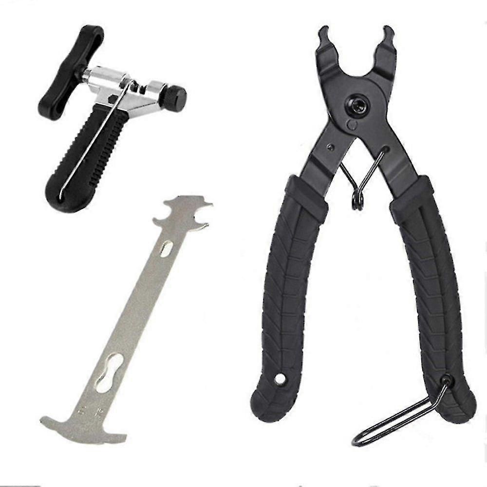 Chain Pliers, Chain Tool And Chain Gauge Bicycle Chain Tool Set 6-12 Compartment Chain Lock Pliers