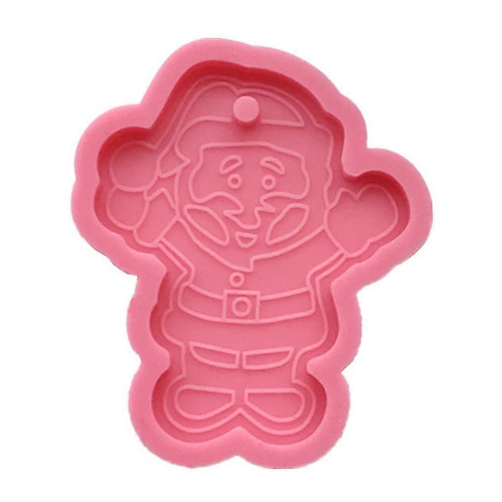 Santa Claus Keychain Mold Epoxy Crystal Silicone Mold Customized Mold