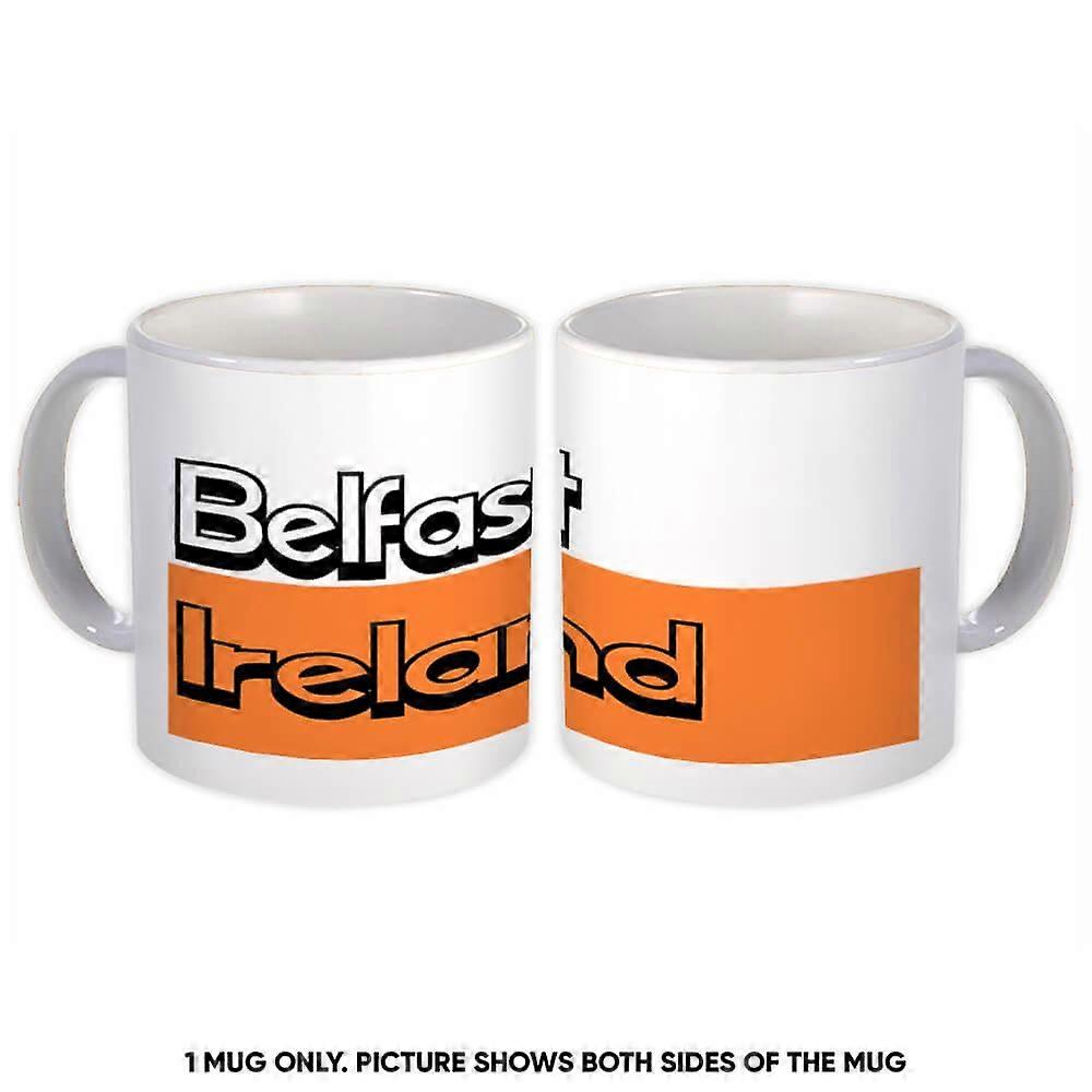 Gift Mug: Belfast Ireland Rectangle