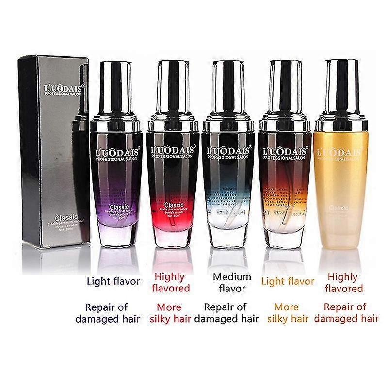 Luodais Huile dArgan Rparation des Cheveux Lisse Brillance Essence de Cheveux Pour Cheveux Secs Endommags