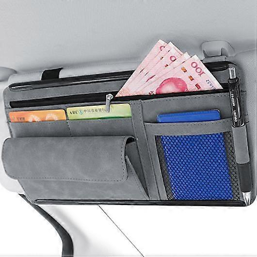 Car Sun Visor Organizer Car Truck SUV Storage Pouch Registration Holder
