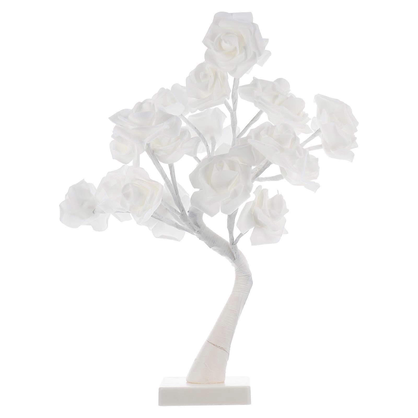 1pc Desktop Light Rose LED Lamp Unique Table Lamp Bedside Lamp for Home Decor