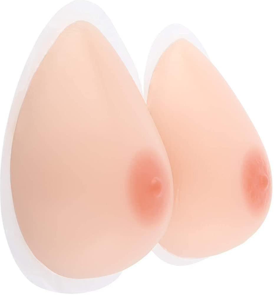 Self Adhesive Silicone Breast Forms Fake Boobs For Mastectomy Prosthesis