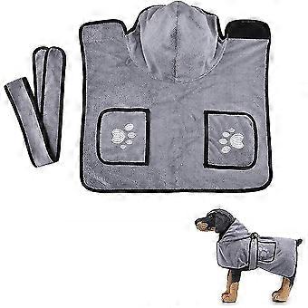 Absorbent Dog Bathrobe, Soft, Quick Dry, Microfiber Bath Towel And Blanket, Bath