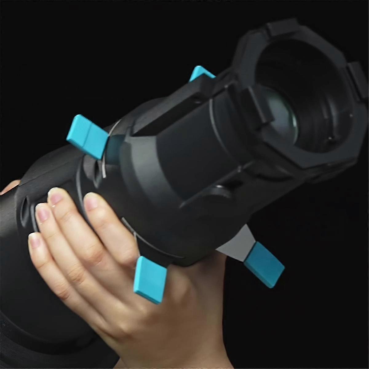 Focalize Conical Snoot for Bowens Mount Photography Photo Condenser with Built-in Geometric Sheet Shapes Gobo Filter 19