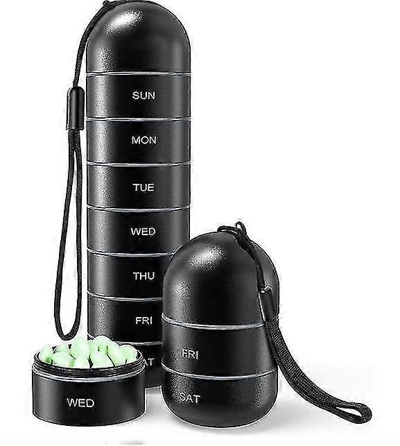 Metal Moisture Proof Weekly Pill Organizer