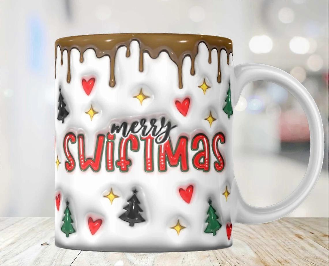 Tazza d'acqua 3D Taylor Swift tazza da caffè in ceramica Swiftea Christmas Swiftmas Un pezzo BBEI434