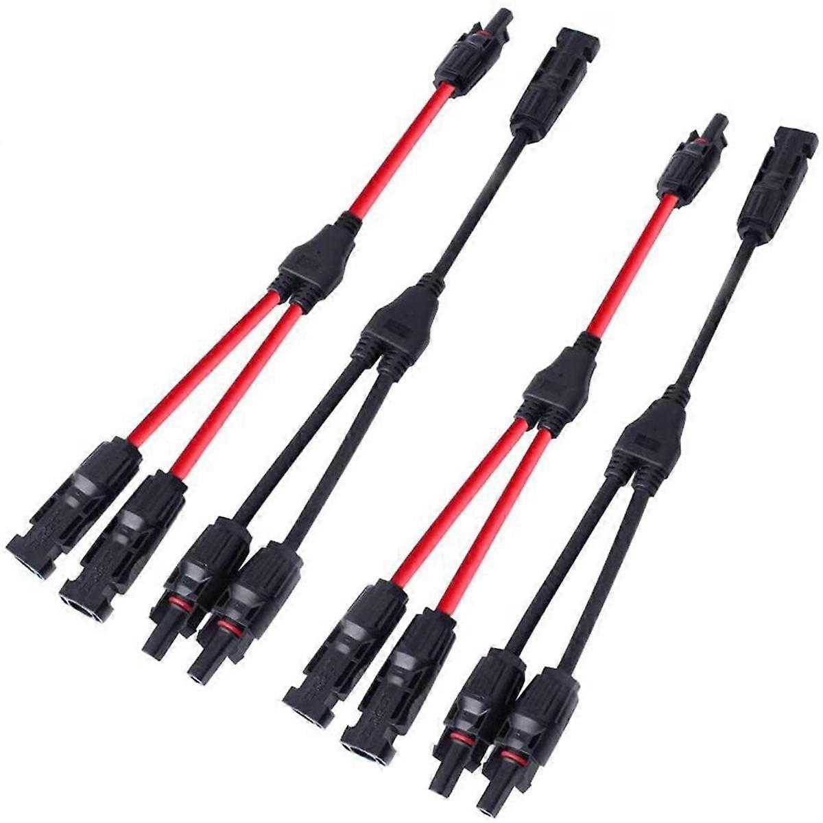 Power Solar Connector Y-Branch Cable, Solar Cable Parallel Adapter for Solar Panels