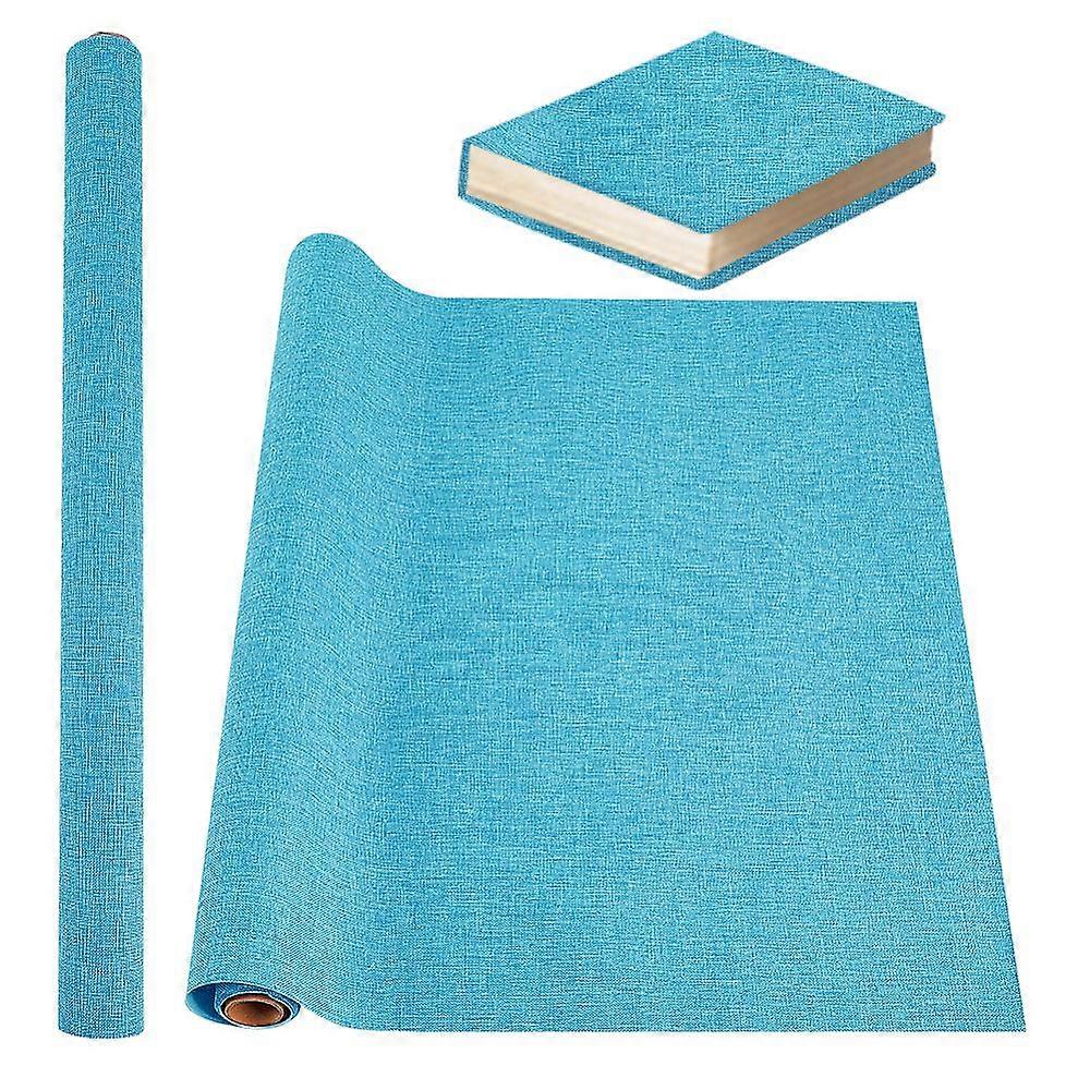 DIY Polyester Fabrics with Paper Back Kraft Cardboard Mailing Tubes and Handmade Soap Wrap Bands Dark Cyan 430x1000mm 1 sheet
