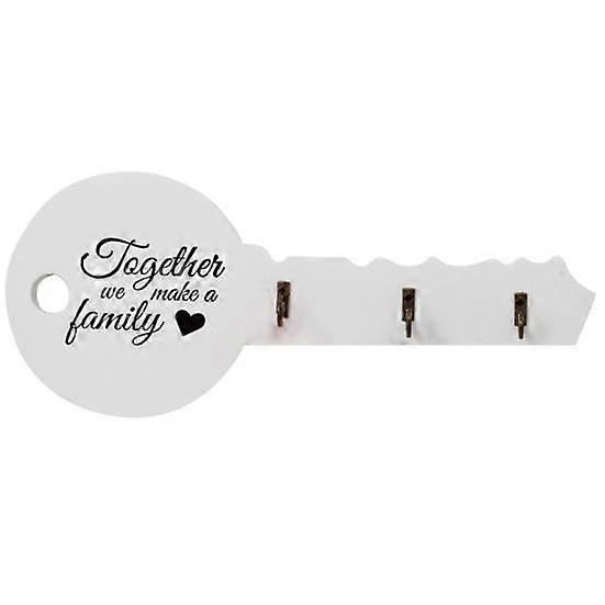1 Set Key Holder Eye-catching Letter Pattern Wood Retro Rustic Key Holder Set Wall Decor for Home