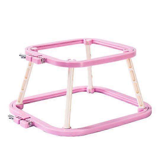 Double-Layers Desktop Embroidery Hoop Stand Adjustable Hands-Free Cross Stitch Frame Holder DIY