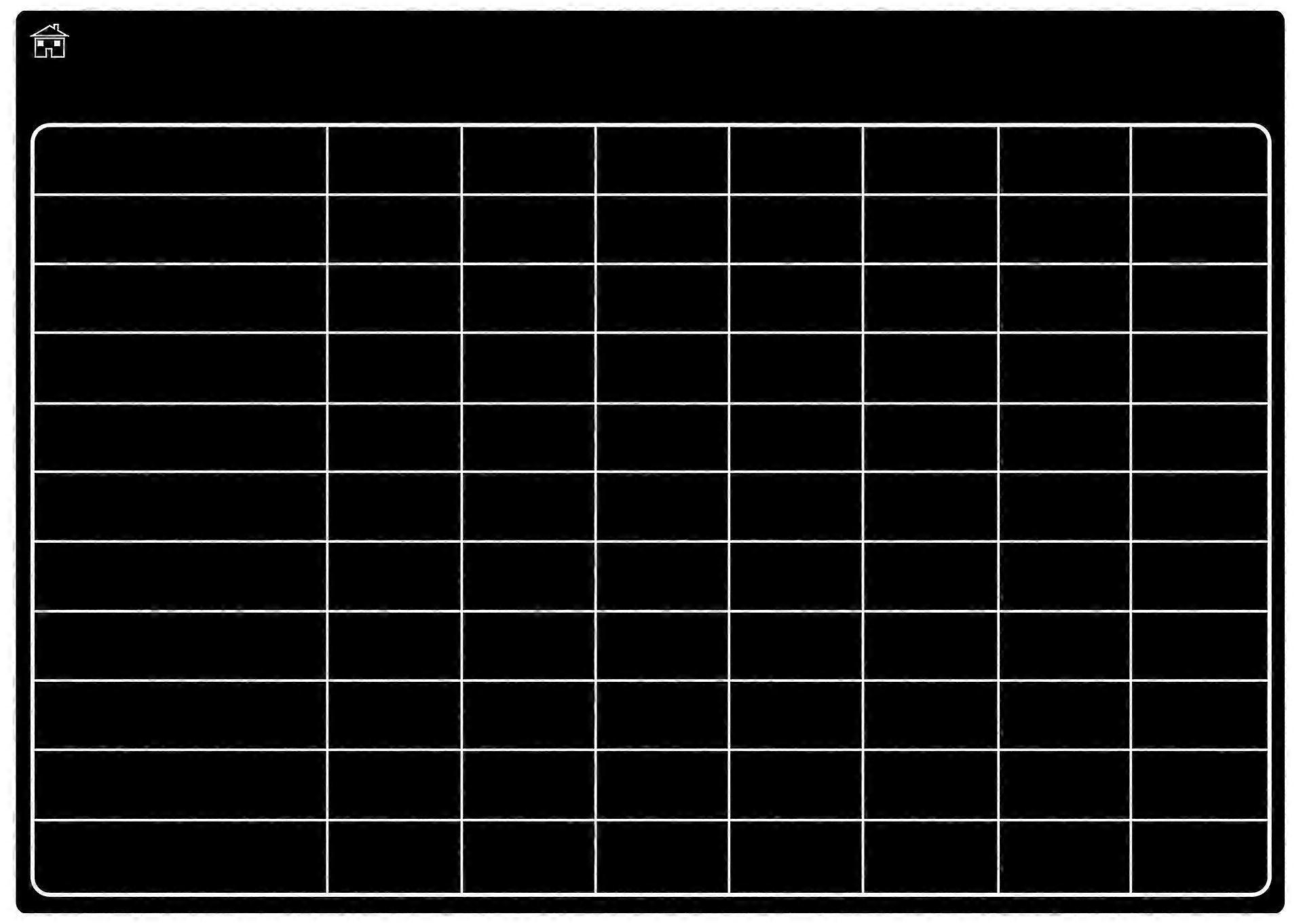 Magnetic Bla Dry Erase Chore Chart For Multiple Kids And Adults: Fridge 17x12" - Daily Responsibility Rewards Bla Board For Toddlers Or Teenagers