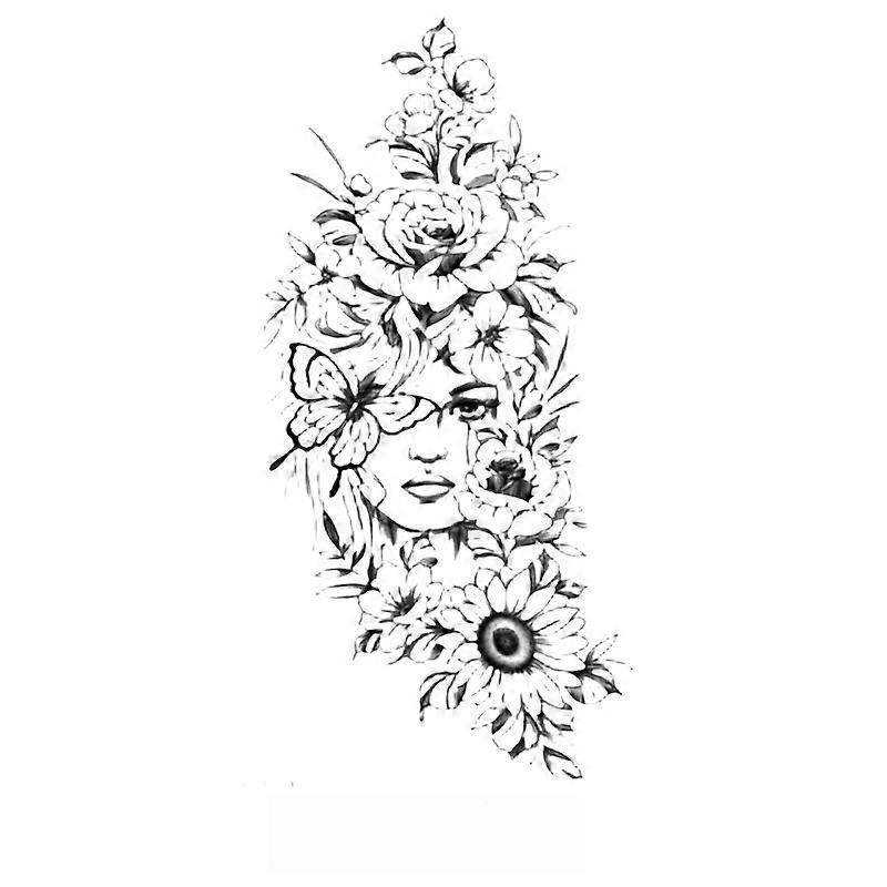 INF Pack of 6 Sheets Temporary Tattoos A