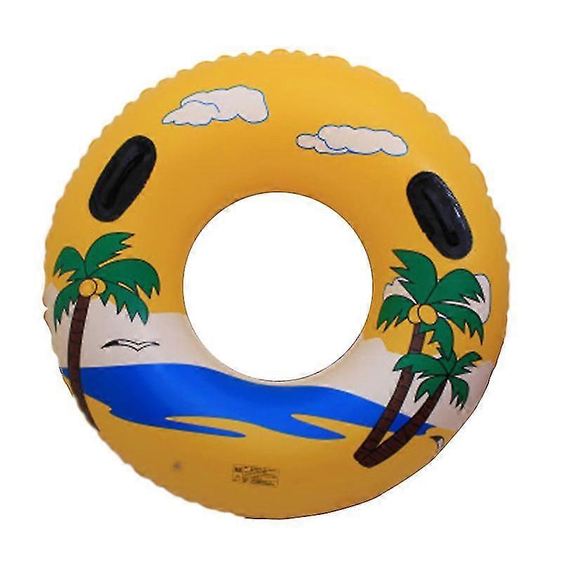 Inflatable Swimming Circle Thickened 100cm Adult Kids Pool Floats Training Aid Water Toys