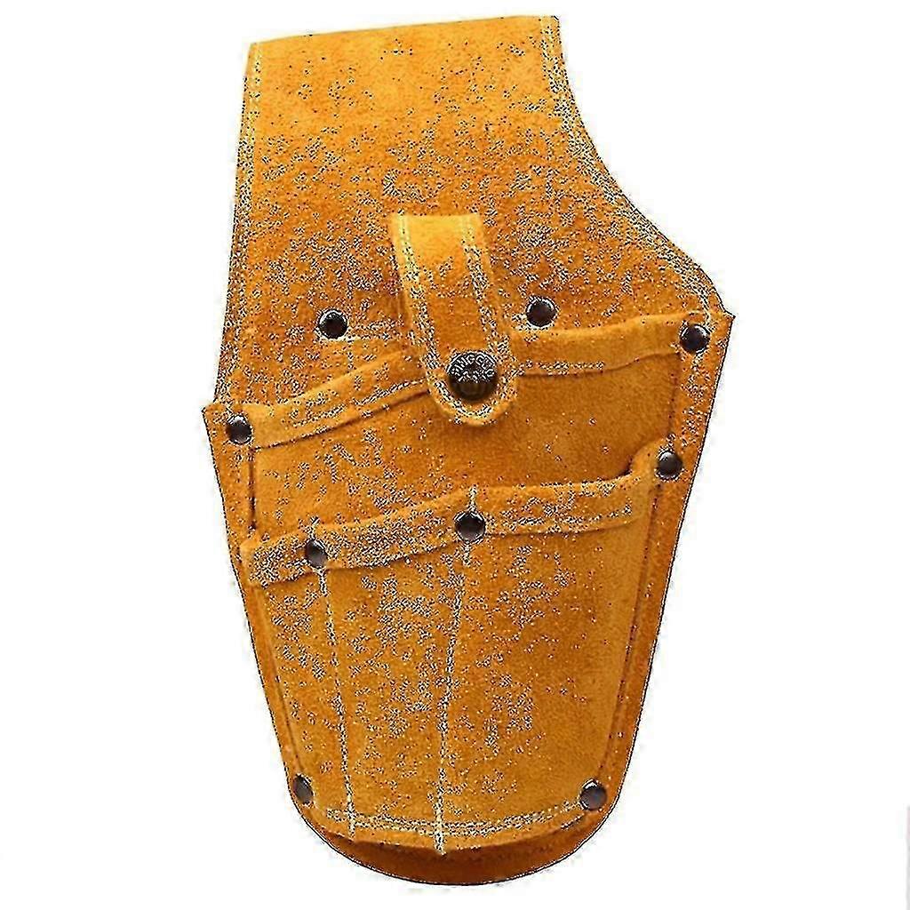 Useful Multi-function Drill Nails Waist Tool Bag Electrical Drill Waist Tool Bag1pcs,yellow)