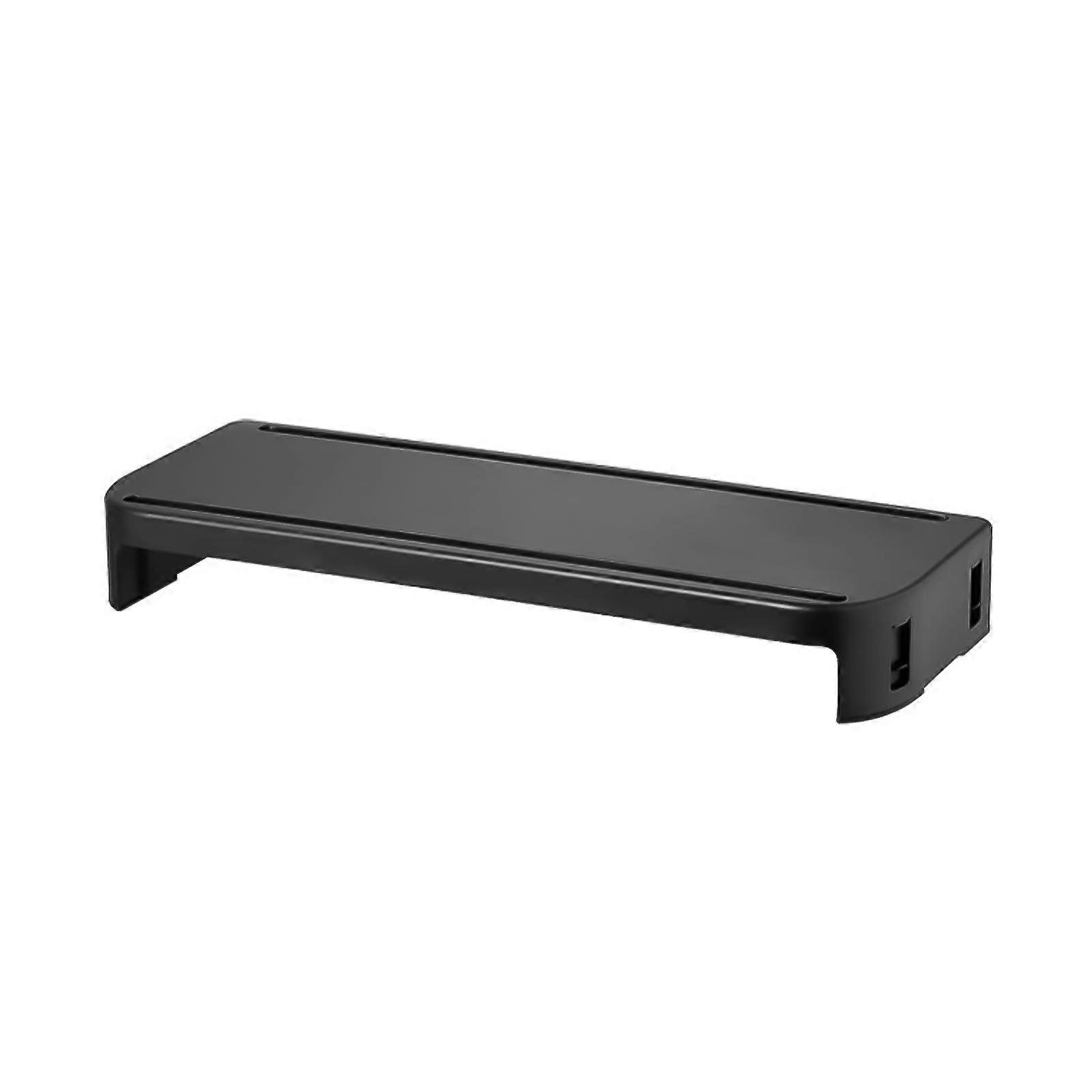 Convenient Desk Screen Stand for Desktop & Laptops,Table Risers Up To 118mm Height Adjustment Improve Efficiency  Black