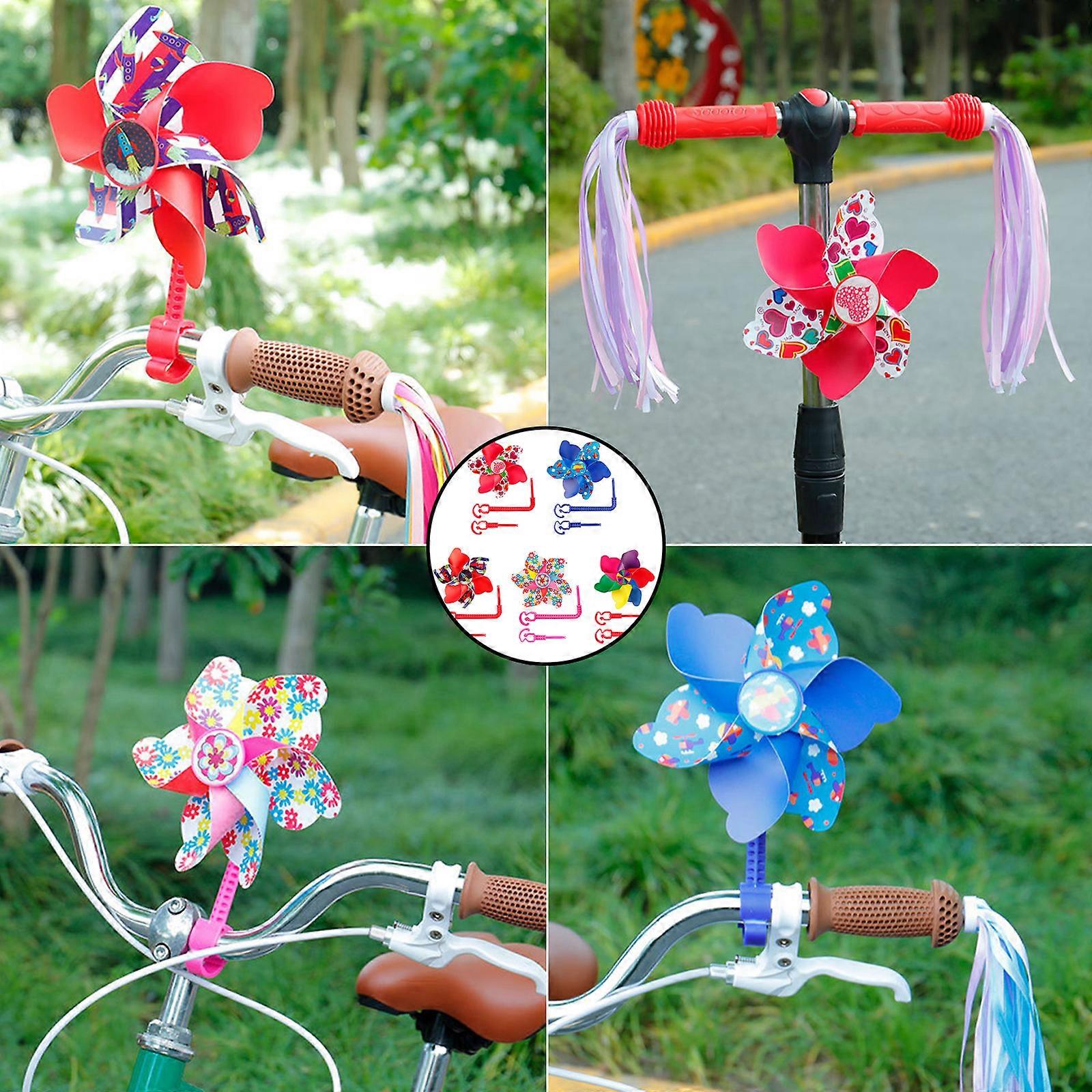 Fahrrad Lenker Windrad Kinder  Buntes Windmhlen Set Fr Kinderfahrrad &  Dreirad, Frhliche Dekoration Fahrrad Zubehr Kinder