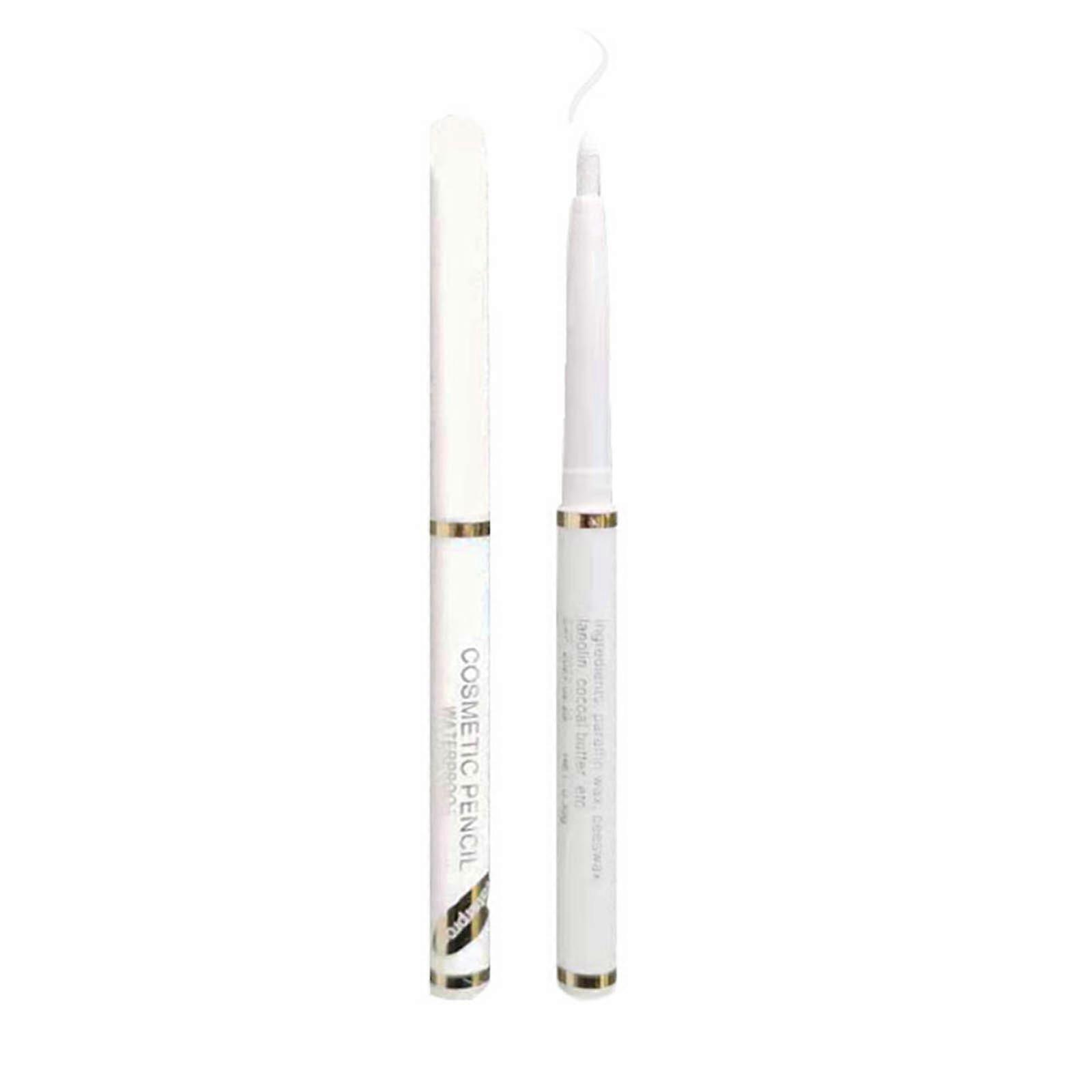 Barber Pencils with Built-in Rotation Pointed Tip Hairline Outline Pencils Beard Guide White