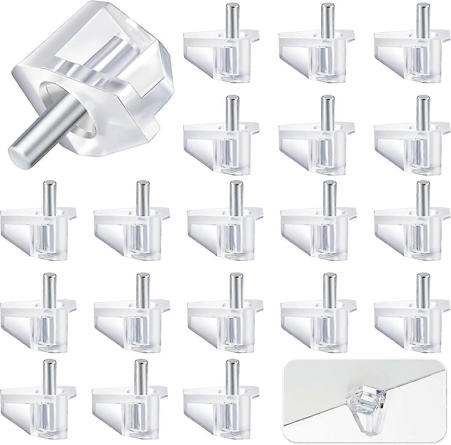Shelf bracket 3mm clear plastic bracket (20pcs)