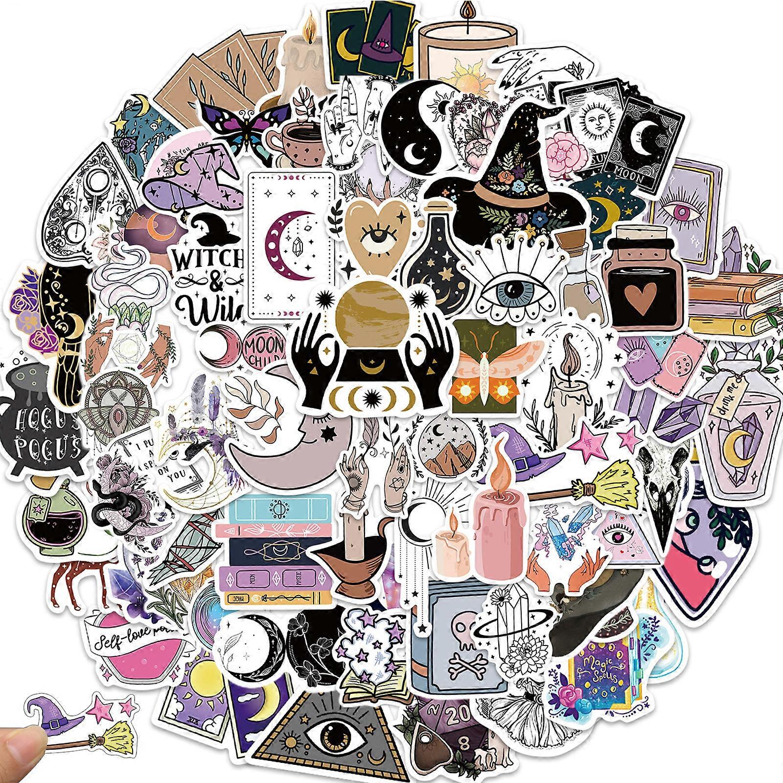 Moon Stickers, Waterproof, Scratch Resistant