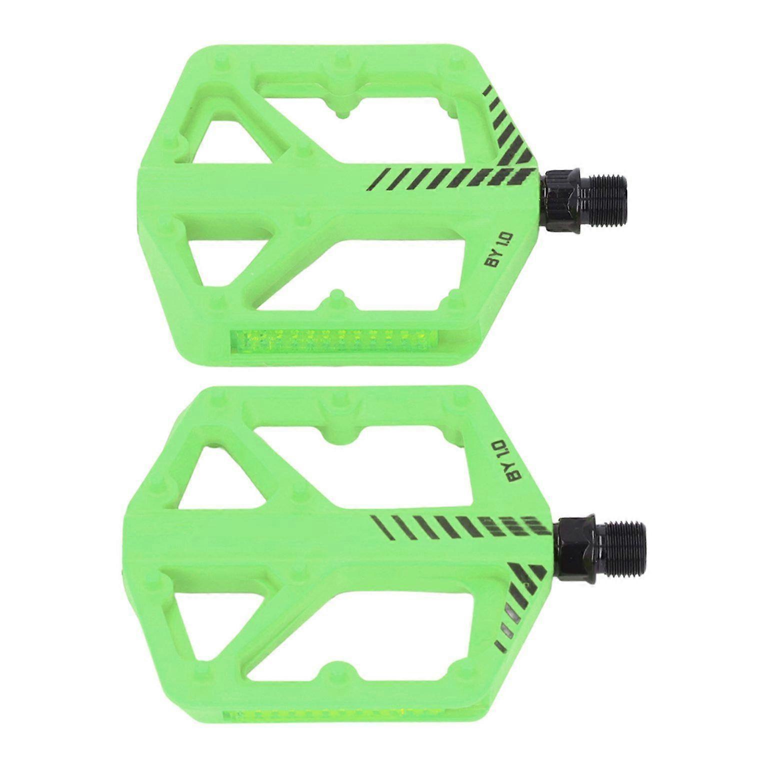 Nylon Fiber Flat Platform Pedals for Bicycles