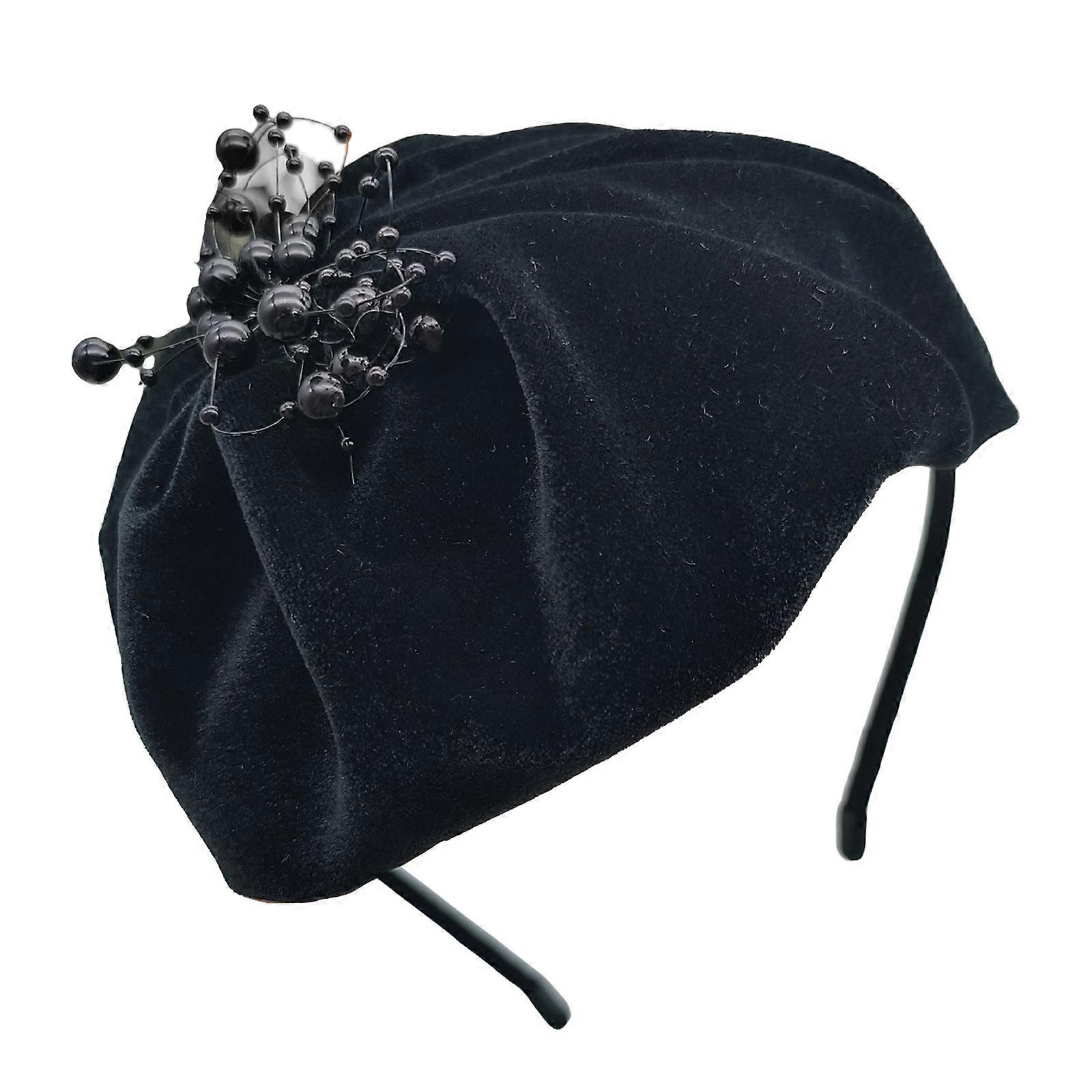 populære High Skull Hårbånd Butterfly Pandebånd Fransk Leopard Mønster Hårbøjle Kvinde Teselskab Hårovertræk Formel Hårpynt Beaded sort fløjl