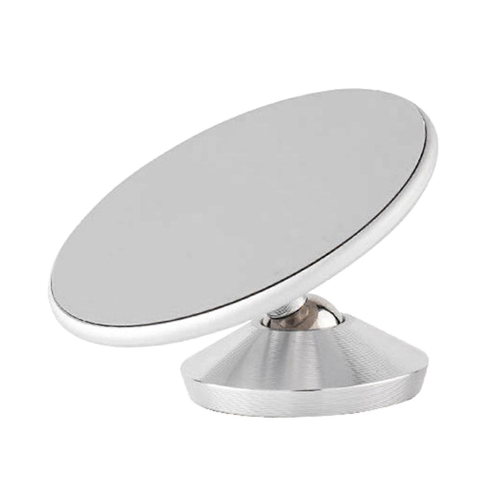 Double Sided Magnetic Gym Phone Holder for Phone 14 13 12 Series Working Out Video Cellphone Support 360 Degree Rotation  Silver